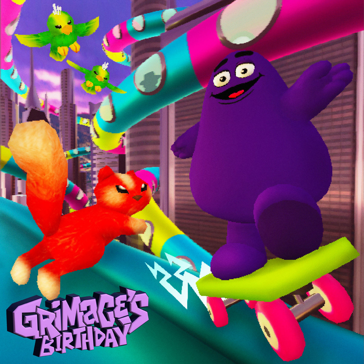 Grimaces Birthday cover