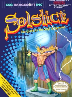 Solstice The Quest For The Staff Of Demnos cover