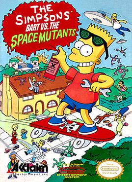 The Simpsons Bart Vs The Space Mutants cover