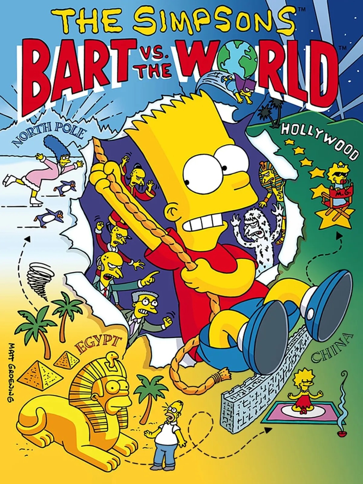 The Simpsons Bart Vs The World cover