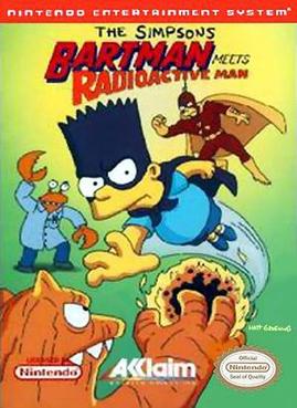 The Simpsons Bartman Meets Radioactive Man cover