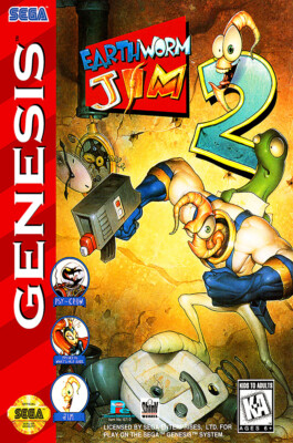 Earthworm Jim 2 cover